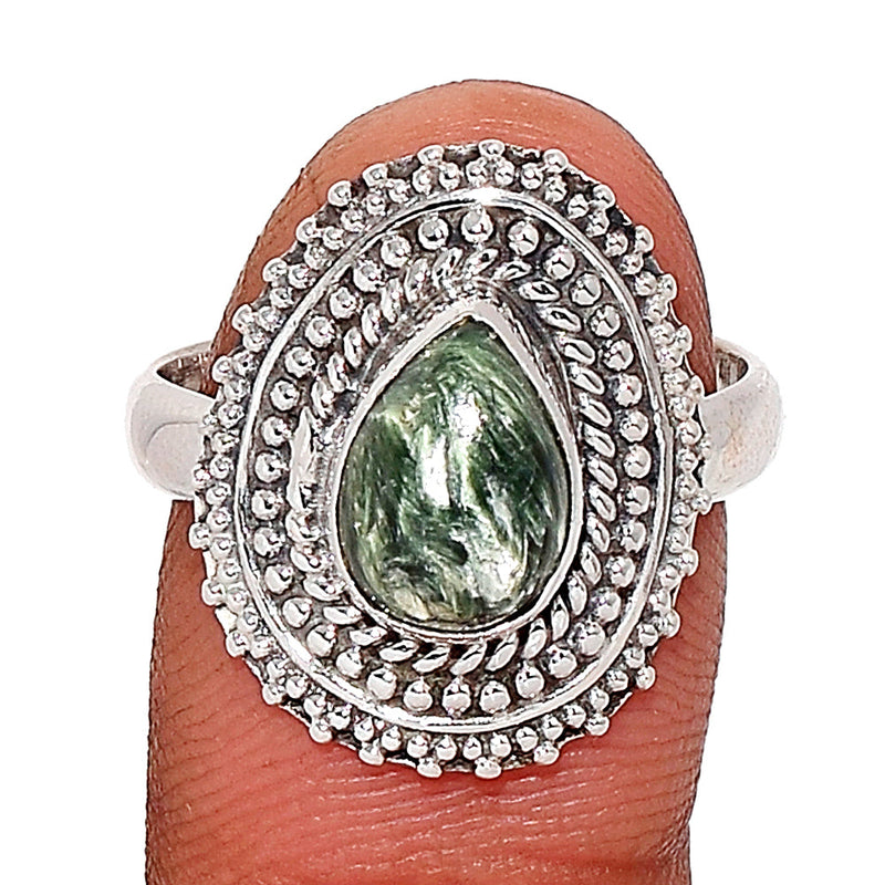 Fine Filigree - Seraphinite Ring - SRPR1460