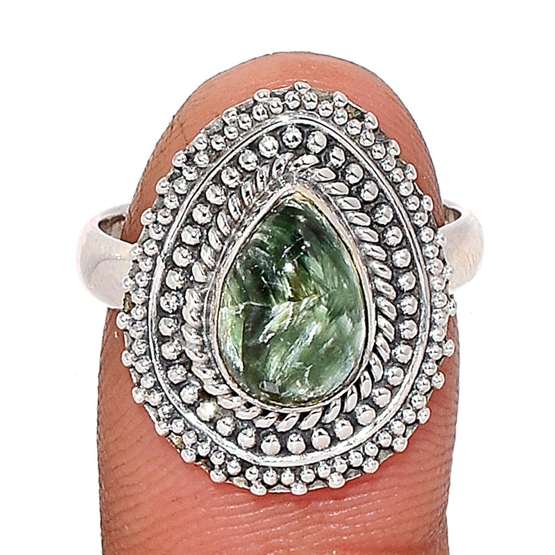 Fine Filigree - Seraphinite Ring - SRPR1461