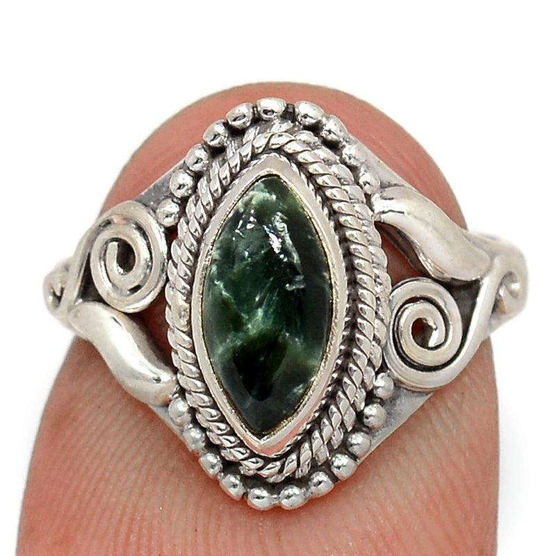 Small Filigree - Seraphinite Ring - SRPR1646