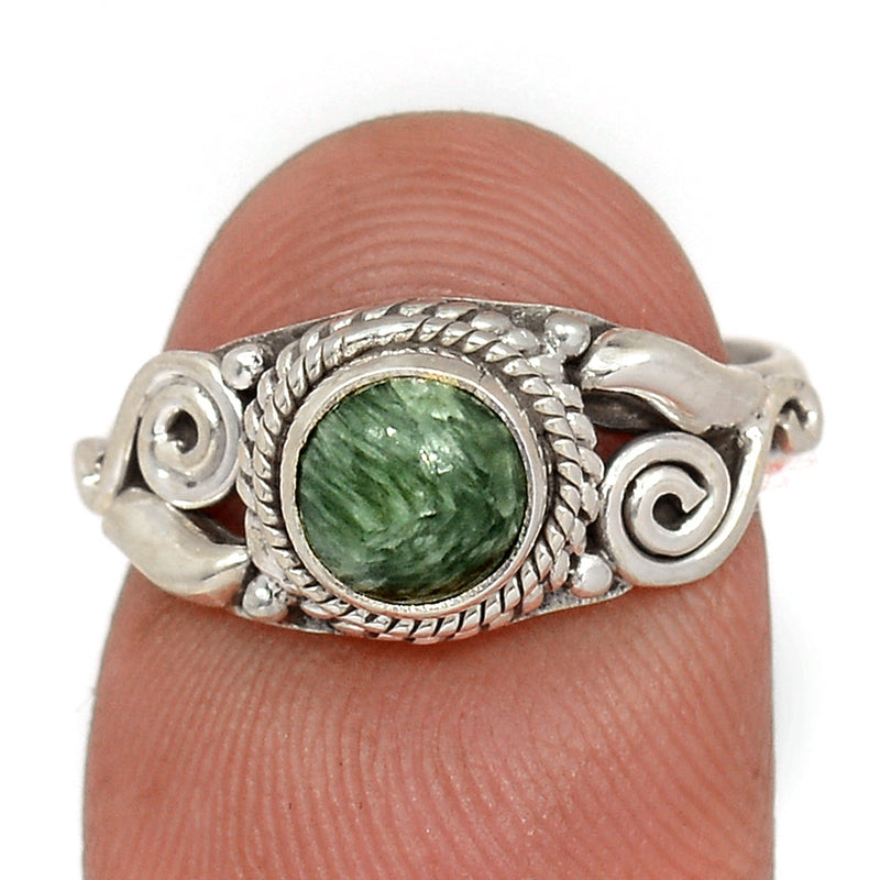 Small Filigree - Seraphinite Ring - SRPR1649