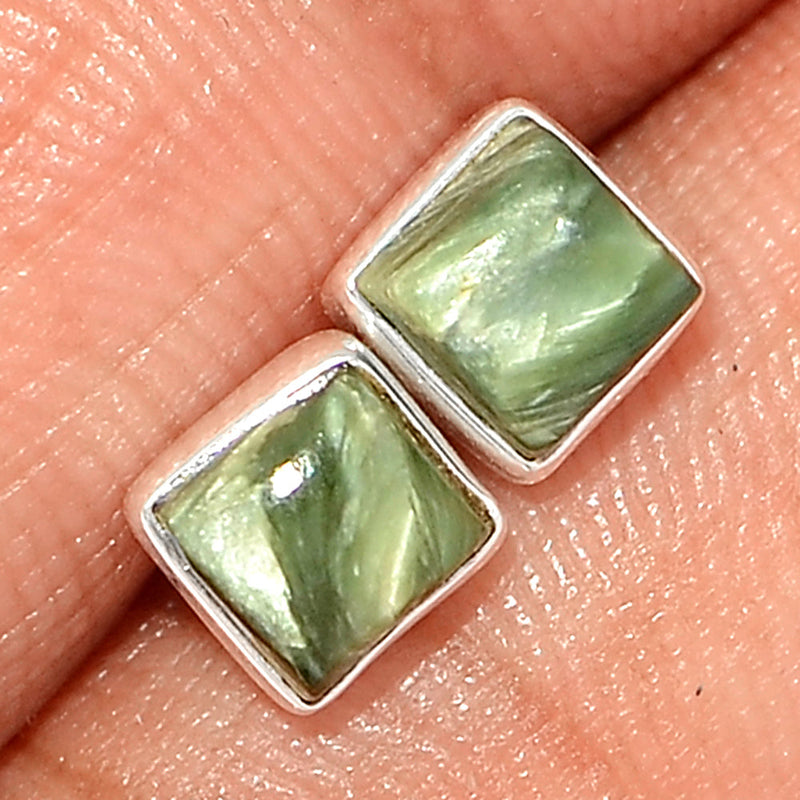 Seraphinite Studs - SRPS9