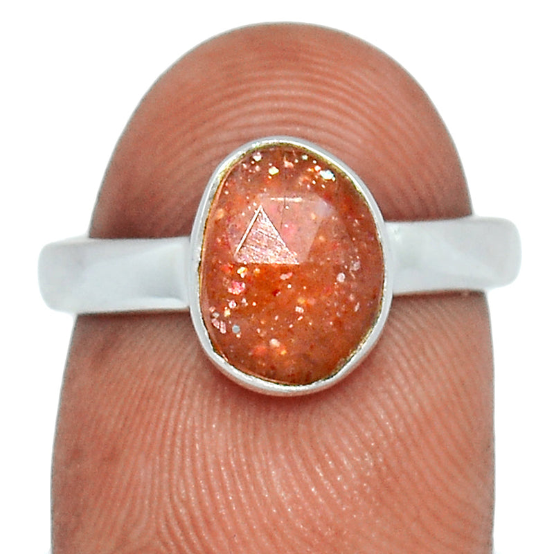 Sunstone Faceted Ring - SSFR36