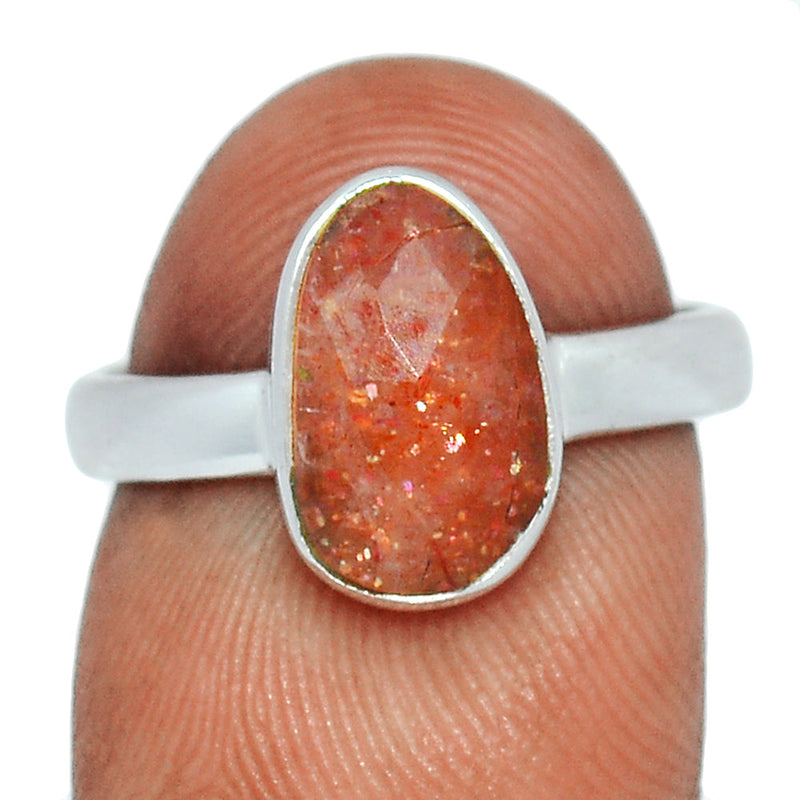 Sunstone Faceted Ring - SSFR52