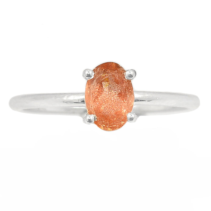 Claw - Sunstone Faceted Ring - SSFR60