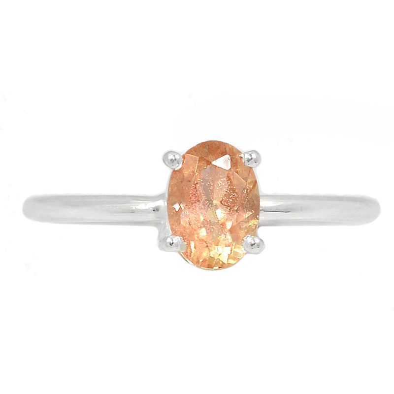 Claw - Sunstone Faceted Ring - SSFR61