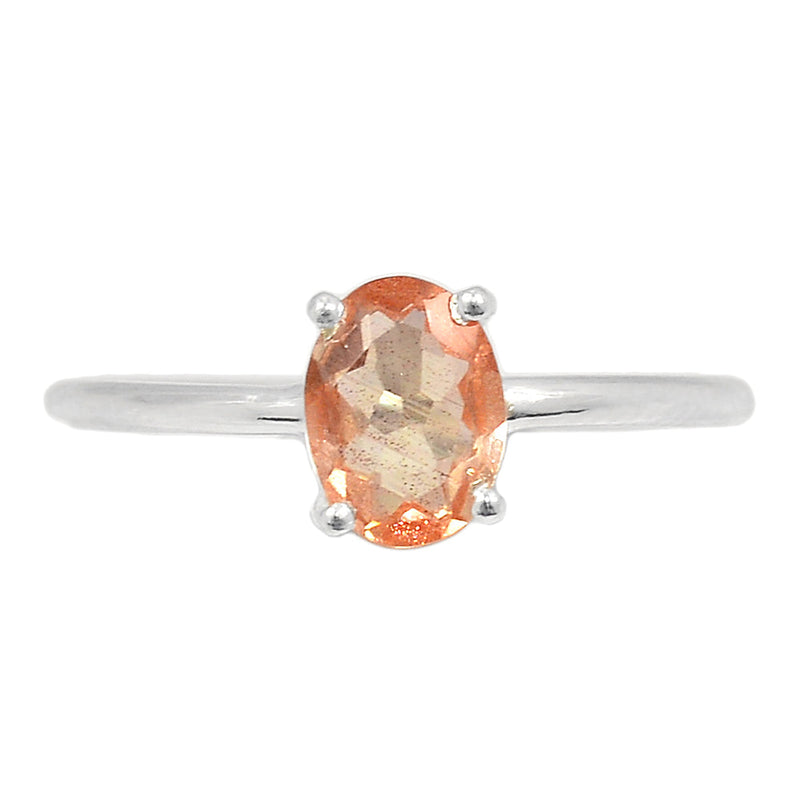 Claw - Sunstone Faceted Ring - SSFR68