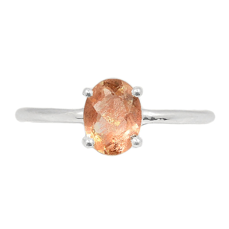 Claw - Sunstone Faceted Ring - SSFR72