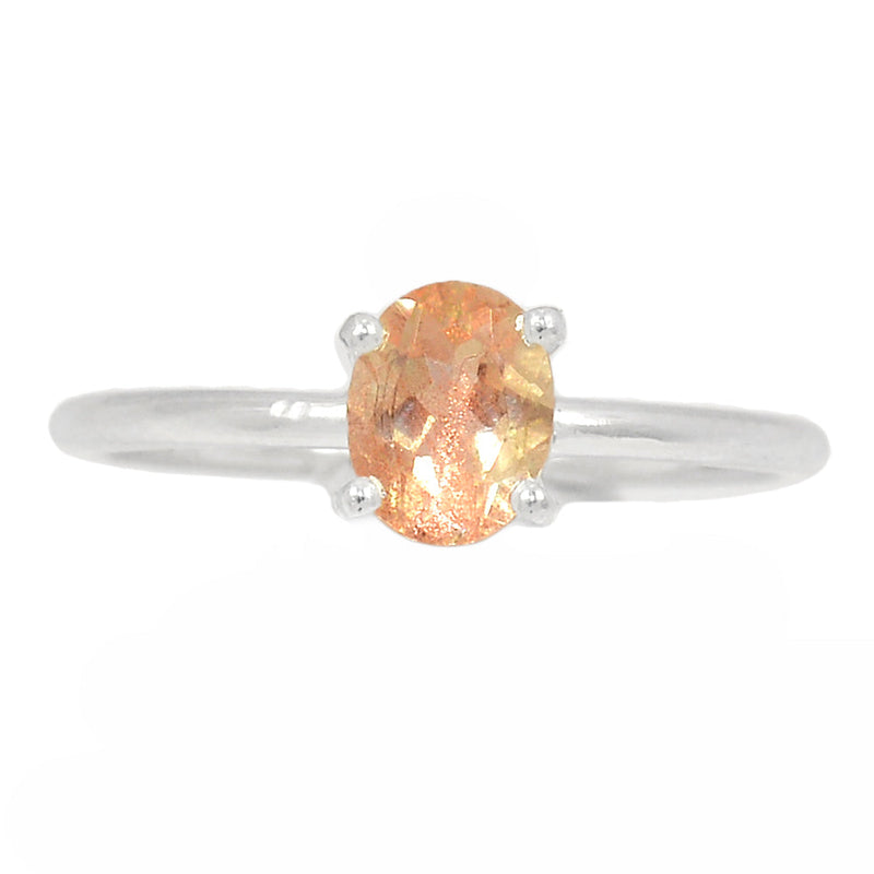 Claw - Sunstone Faceted Ring - SSFR75