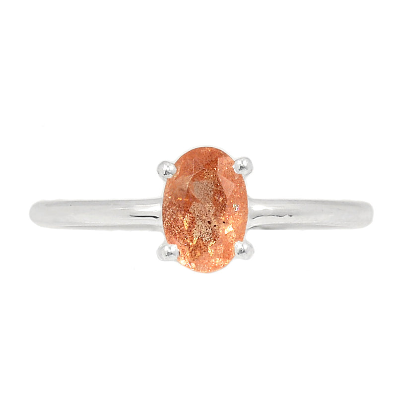 Claw - Sunstone Faceted Ring - SSFR82