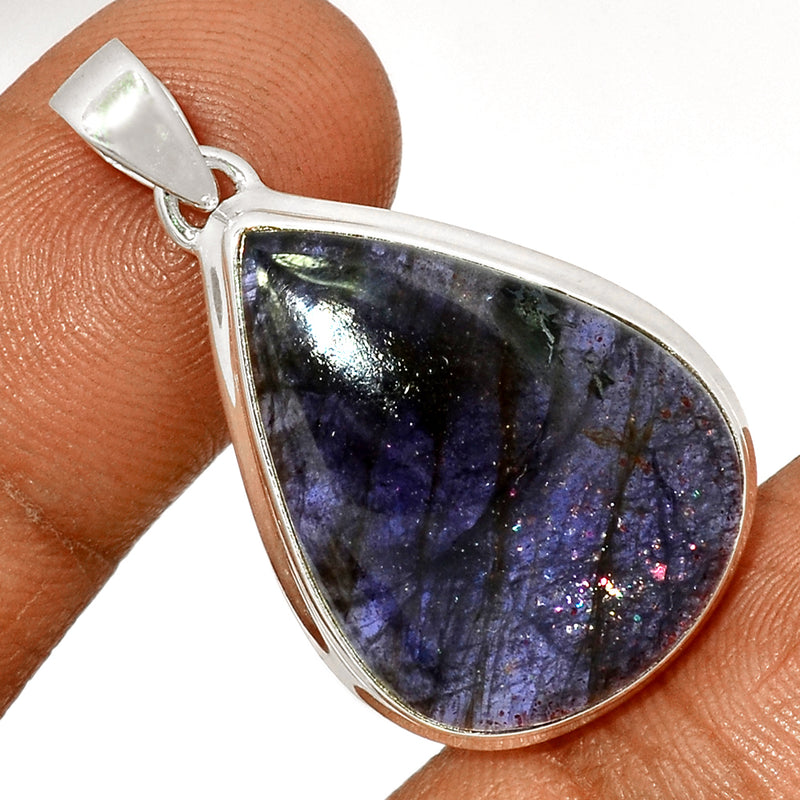 1.5" Sunstone In Iolite Pendants - SSIP522