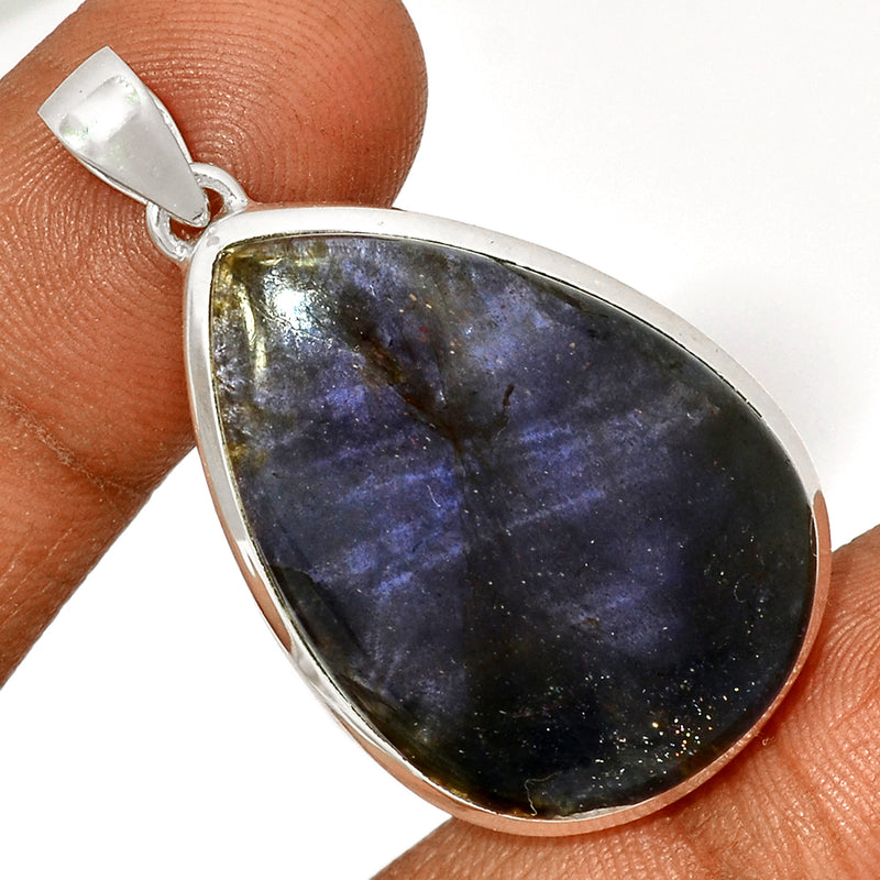 1.7" Sunstone In Iolite Pendants - SSIP524