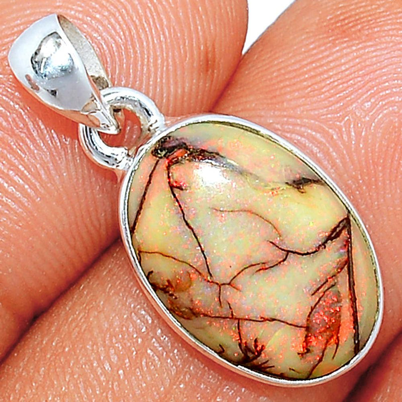 1" Sterling Opal Pendants - STOP468