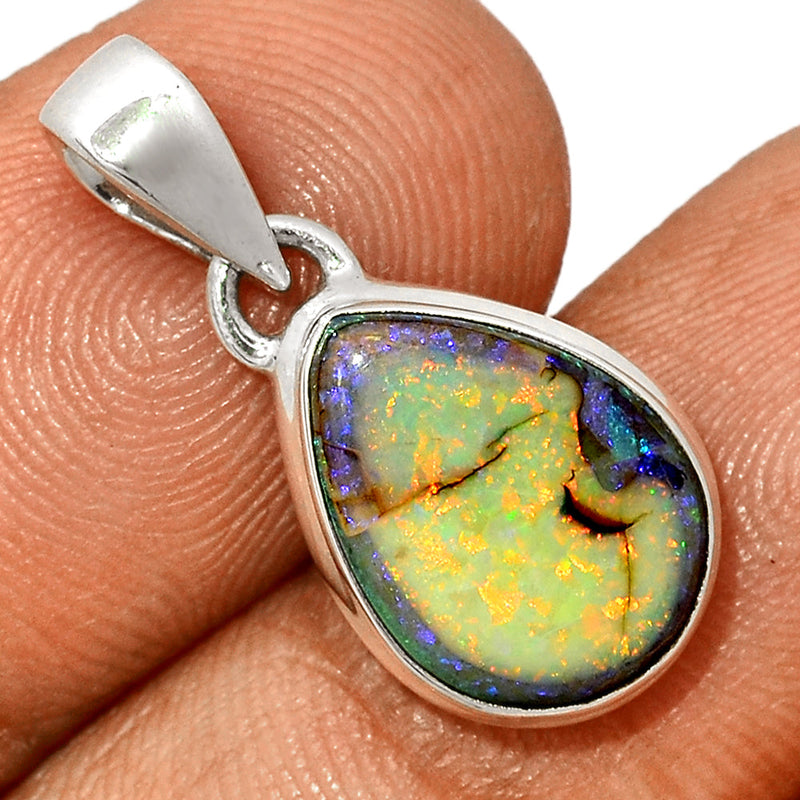 1" Sterling Opal Pendants - STOP585