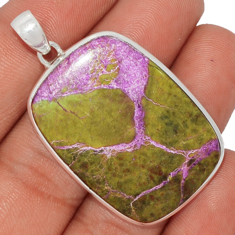 1.8" Stichtite With Serpentine Pendants - SWSP132