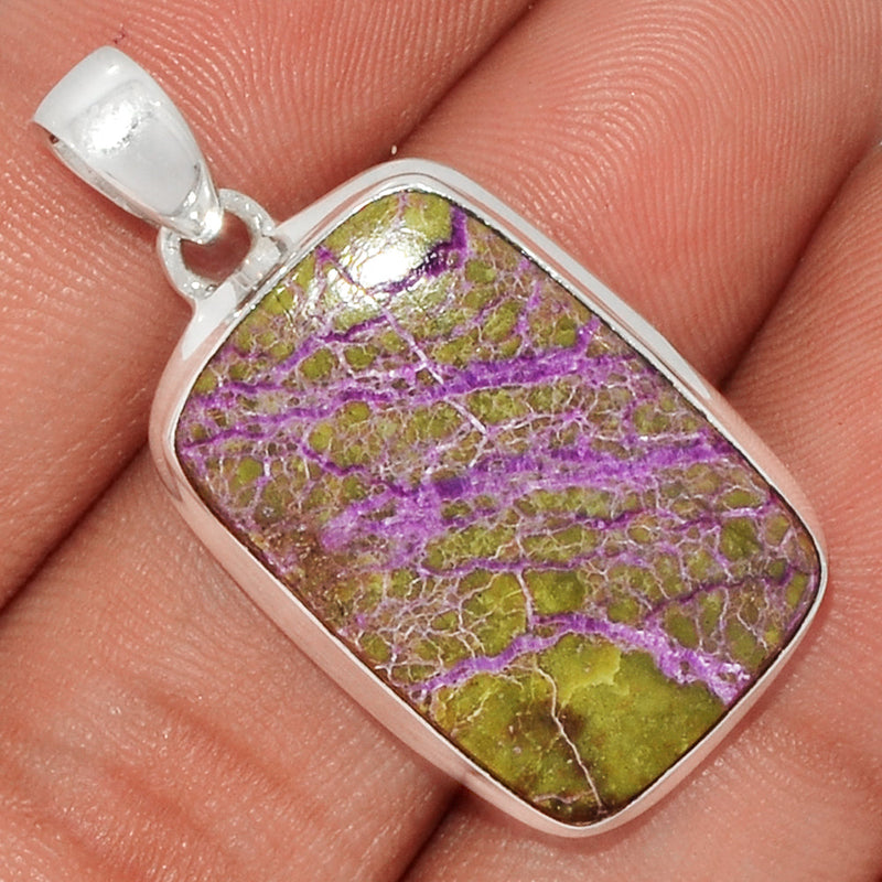 1.5" Stichtite With Serpentine Pendants - SWSP137