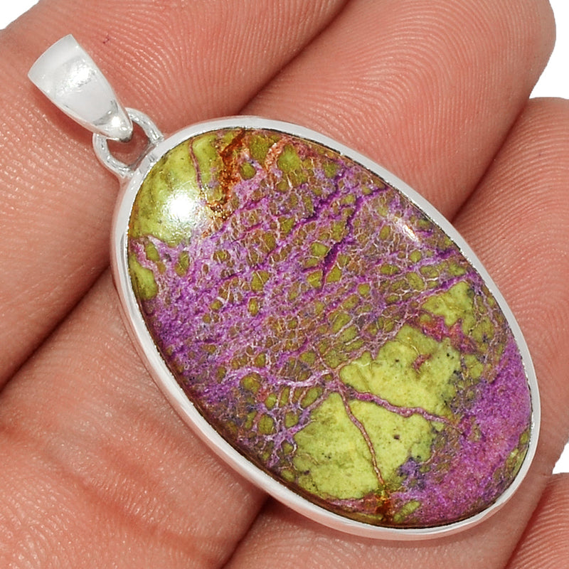 1.7" Stichtite With Serpentine Pendants - SWSP138