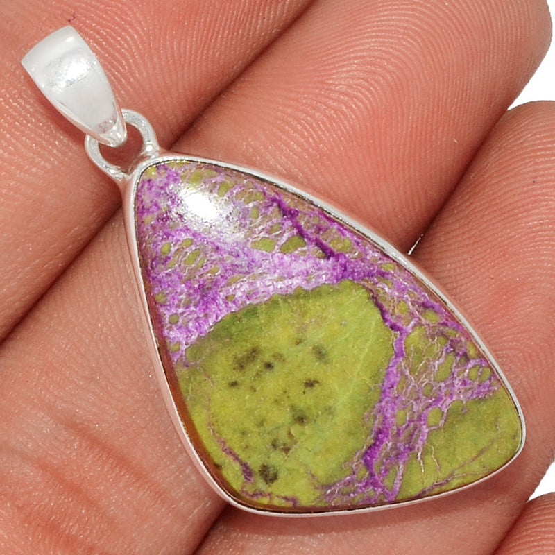 1.6" Stichtite With Serpentine Pendants - SWSP140