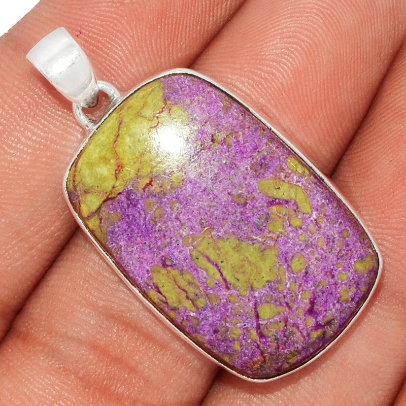 1.5" Stichtite With Serpentine Pendants - SWSP142