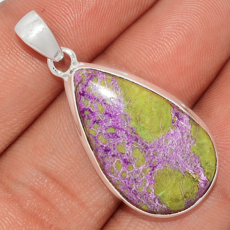 1.6" Stichtite With Serpentine Pendants - SWSP144
