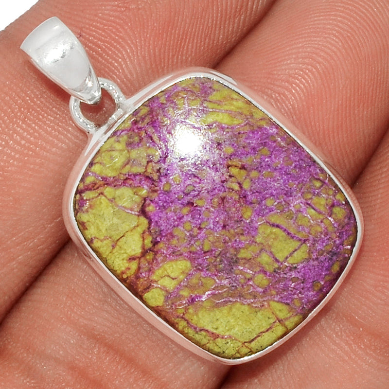 1.3" Stichtite With Serpentine Pendants - SWSP149