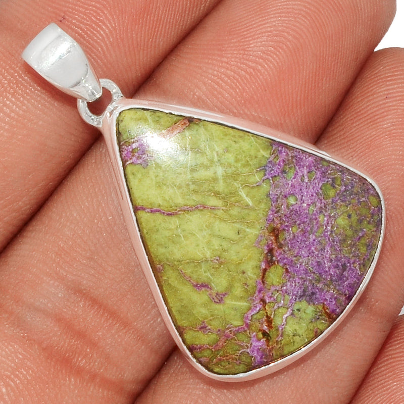 1.6" Stichtite With Serpentine Pendants - SWSP151