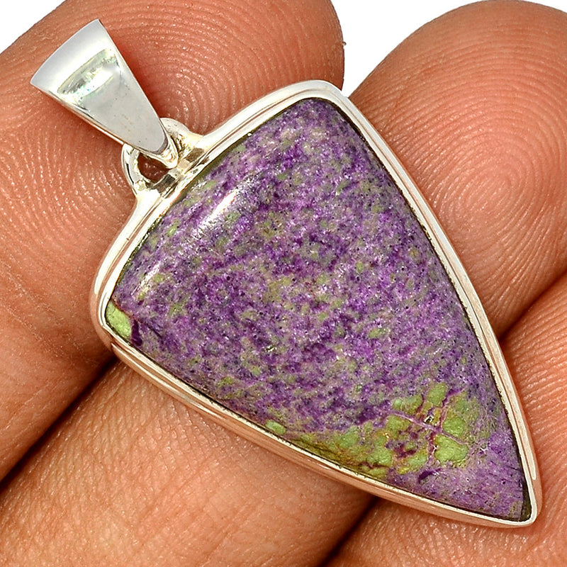 1.6" Stichtite With Serpentine Pendants - SWSP154