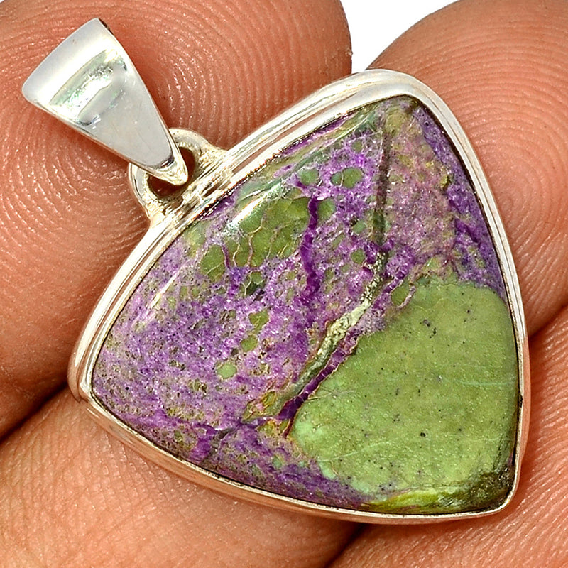 1.3" Stichtite With Serpentine Pendants - SWSP171