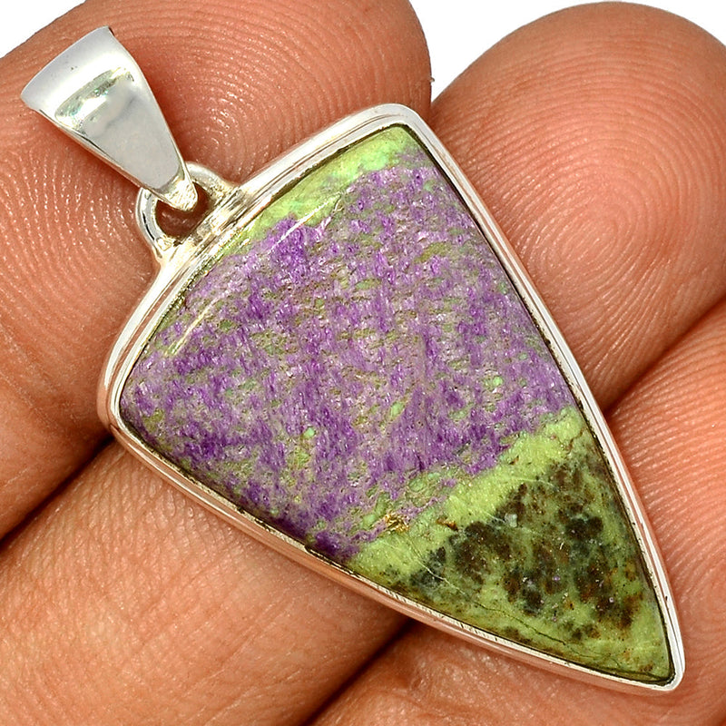 1.7" Stichtite With Serpentine Pendants - SWSP182