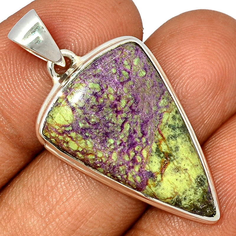 1.6" Stichtite With Serpentine Pendants - SWSP201