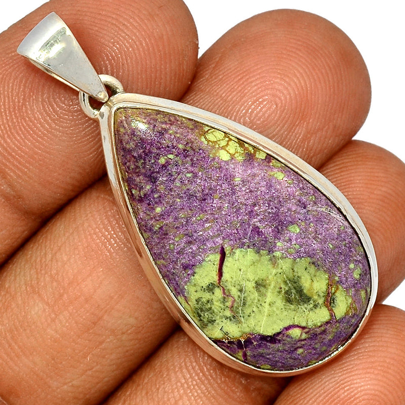 1.8" Stichtite With Serpentine Pendants - SWSP211
