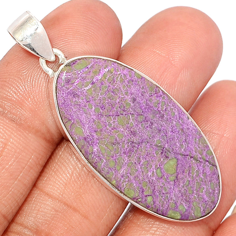 2" Stichtite With Serpentine Pendants - SWSP213