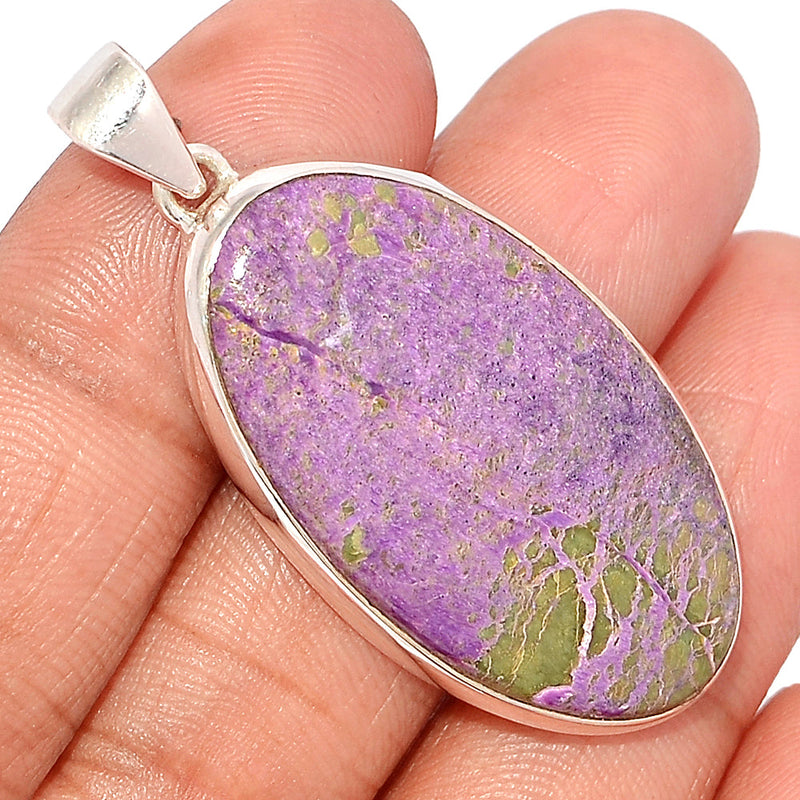 1.8" Stichtite With Serpentine Pendants - SWSP215