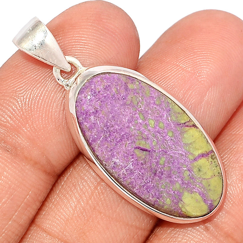 1.6" Stichtite With Serpentine Pendants - SWSP218