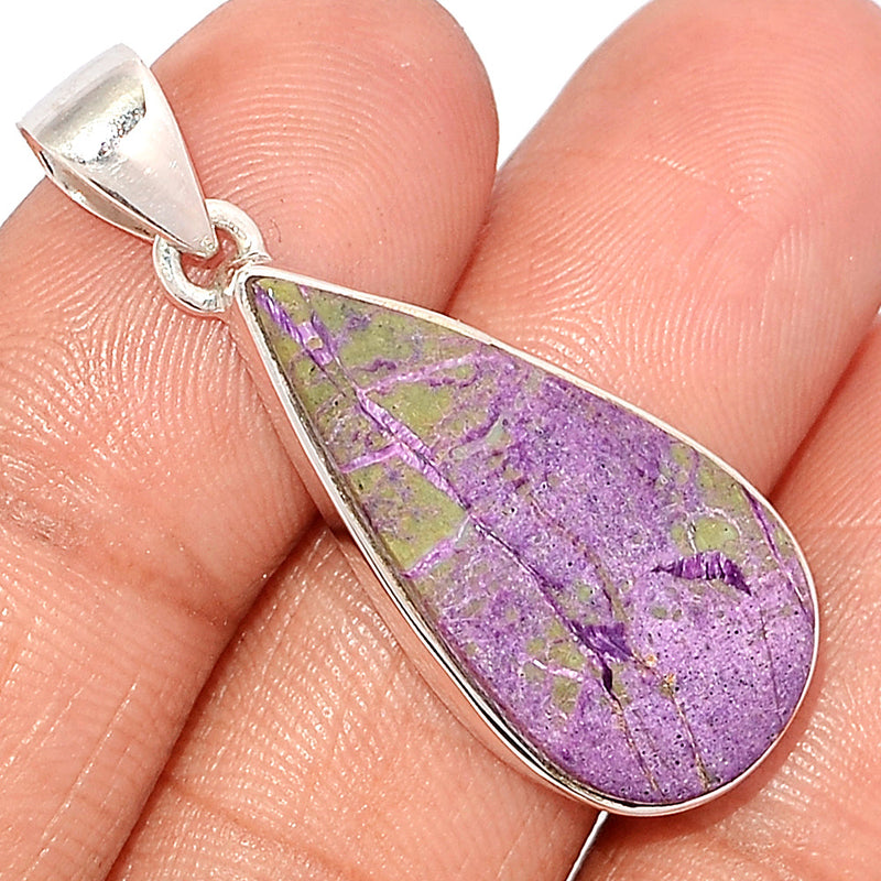 1.6" Stichtite With Serpentine Pendants - SWSP221