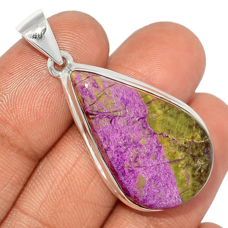 1.7" Stichtite With Serpentine Pendants - SWSP232
