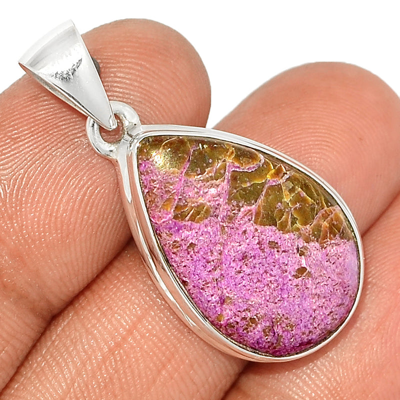 1.5" Stichtite With Serpentine Pendants - SWSP242