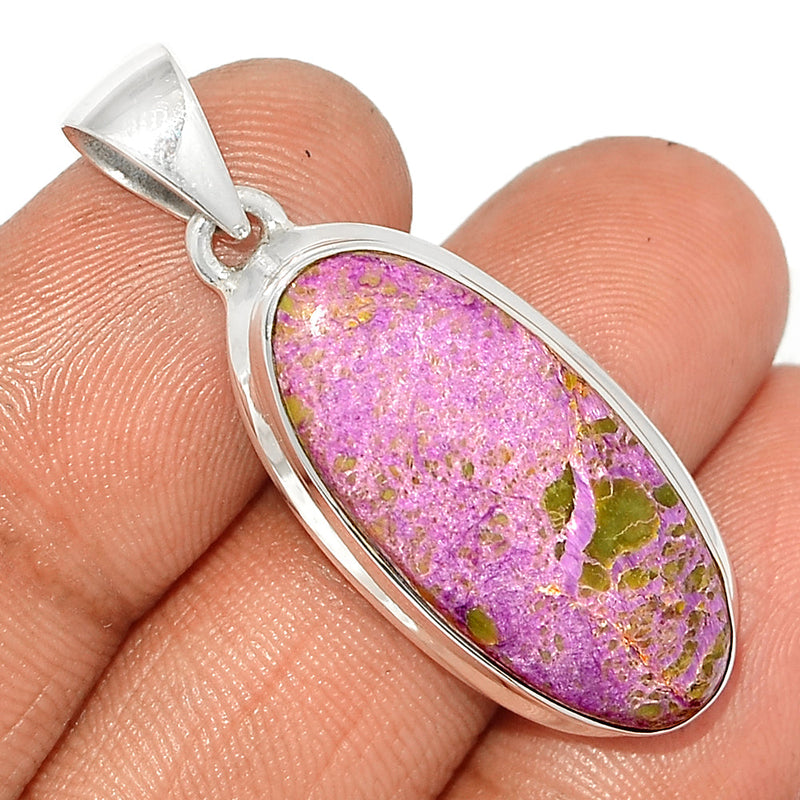 1.6" Stichtite With Serpentine Pendants - SWSP249