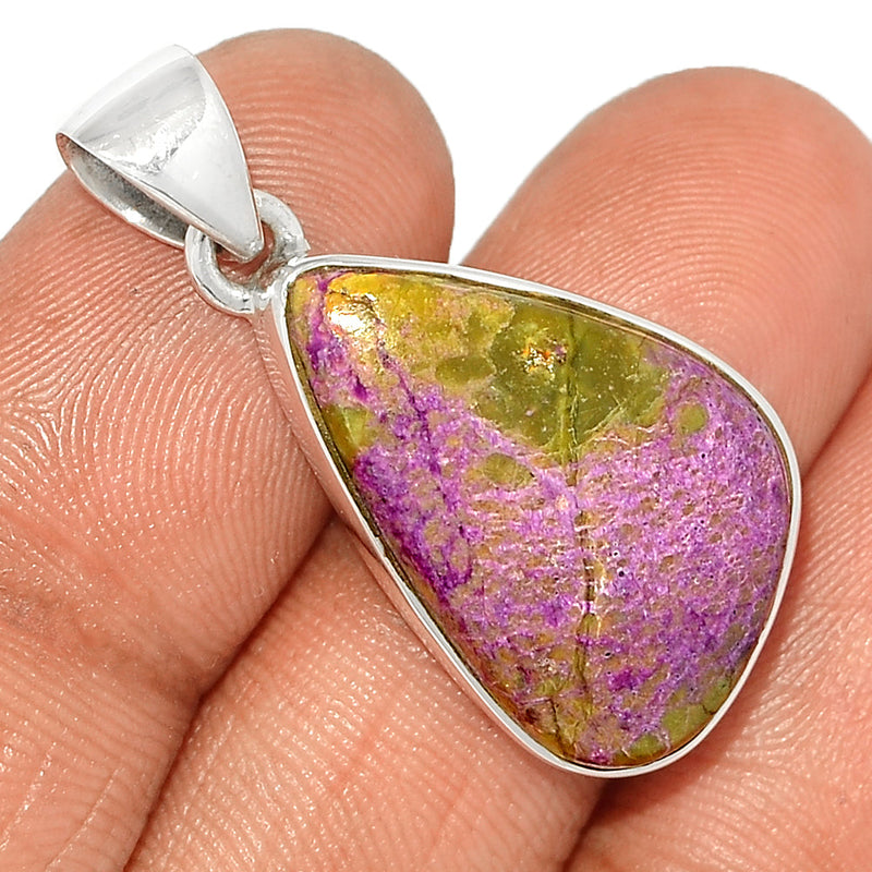 1.3" Stichtite With Serpentine Pendants - SWSP256