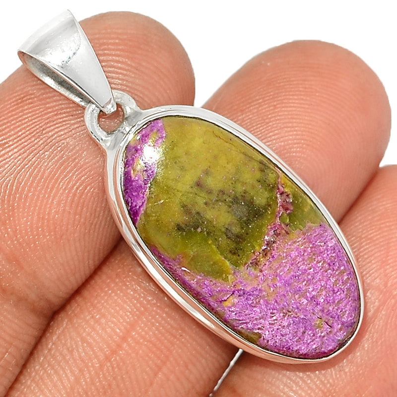 1.5" Stichtite With Serpentine Pendants - SWSP257