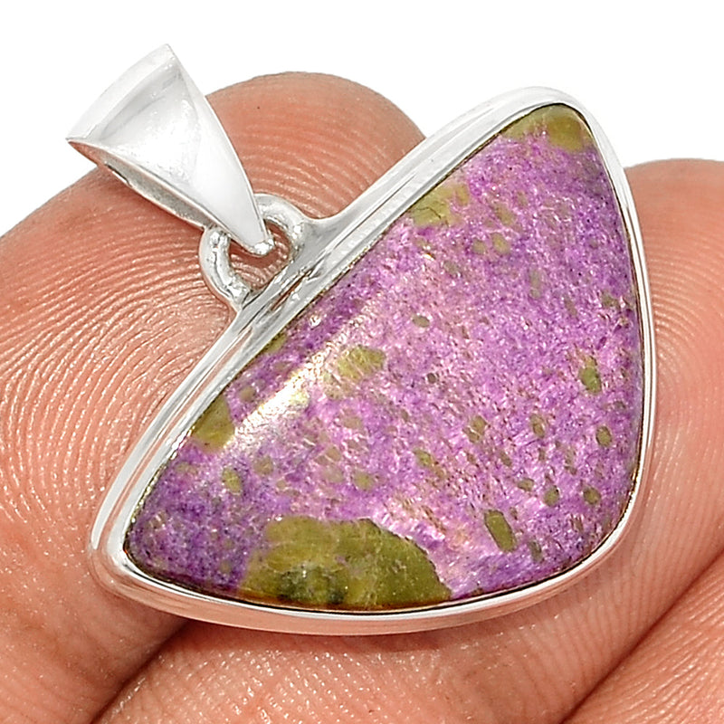 1.1" Stichtite With Serpentine Pendants - SWSP266