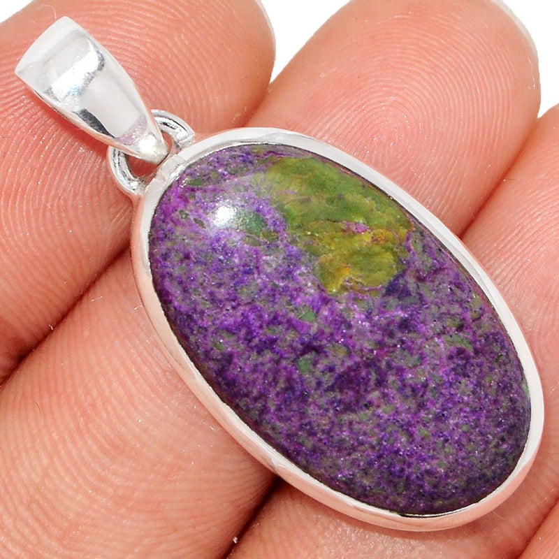 1.5" Stichtite With Serpentine Pendants - SWSP43