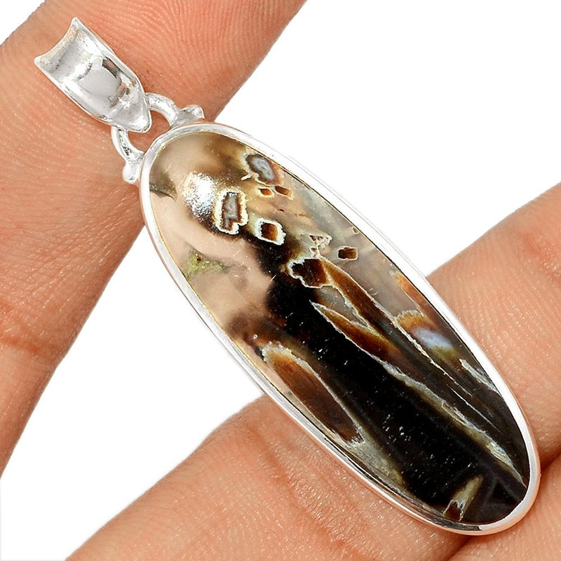 2.1" Tube Agate Pendants - TBAP283