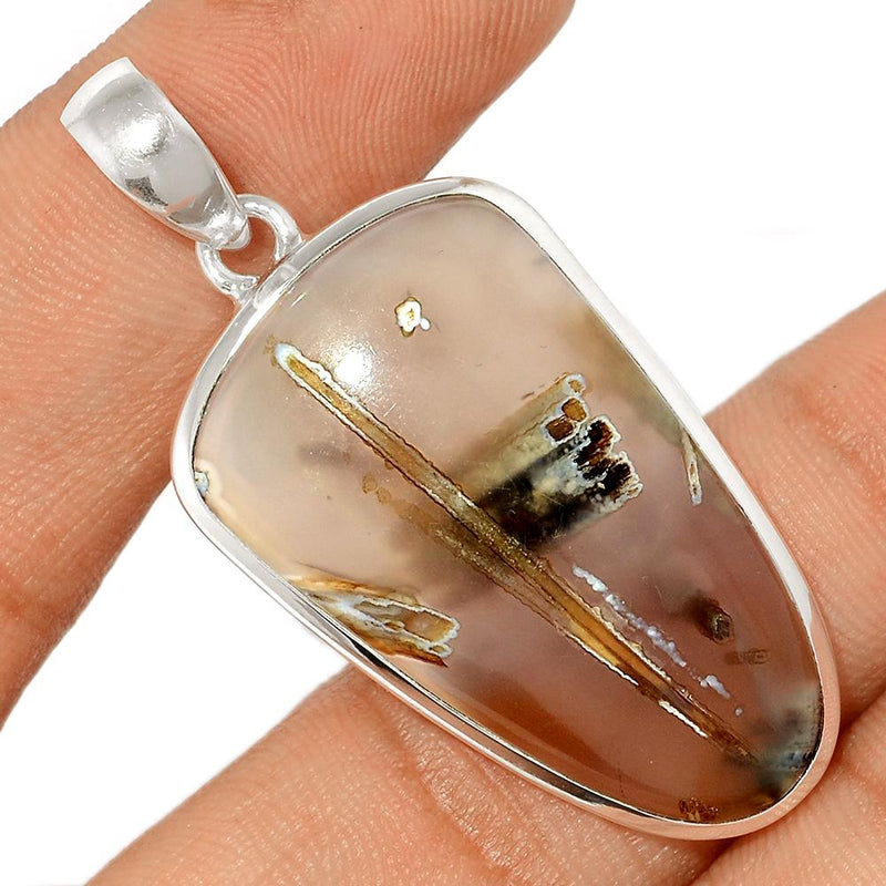 2" Tube Agate Pendants - TBAP284