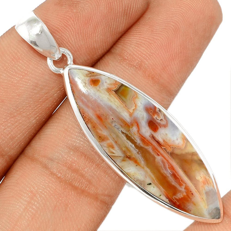 2.2" Tube Agate Pendants - TBAP287