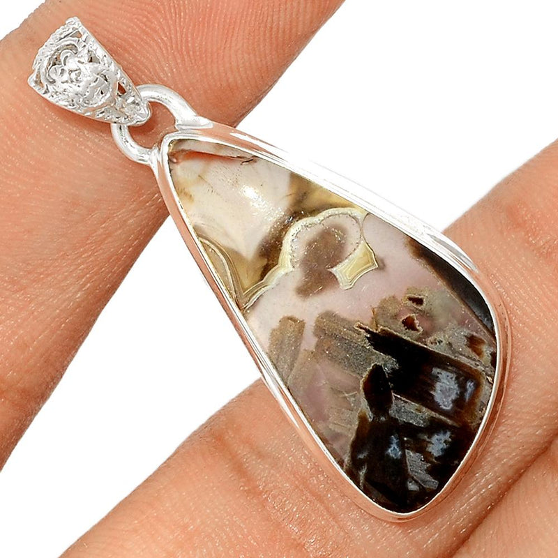 1.7" Tube Agate Pendants - TBAP290