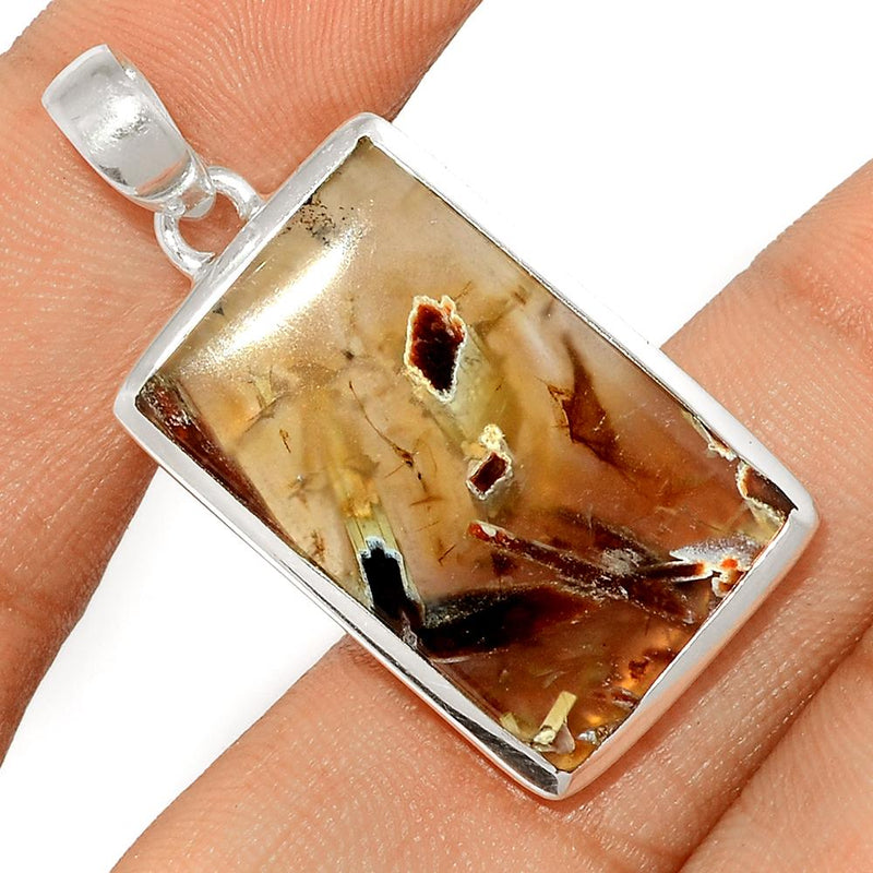 1.5" Tube Agate Pendants - TBAP298