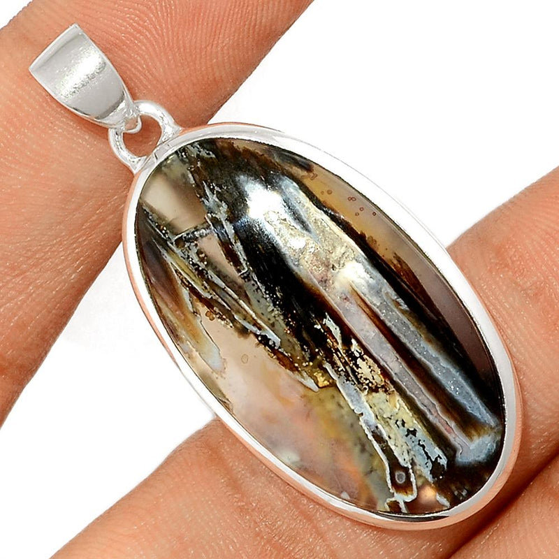 1.8" Tube Agate Pendants - TBAP303