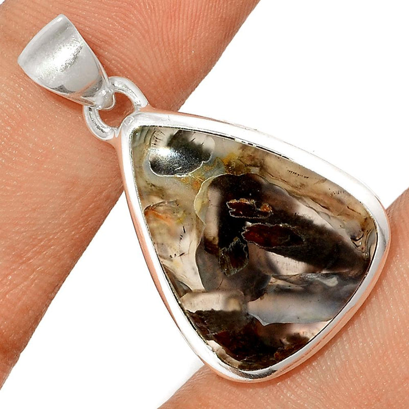 1.3" Tube Agate Pendants - TBAP325