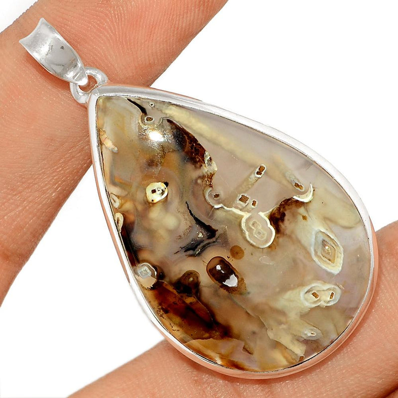 2" Tube Agate Pendants - TBAP332