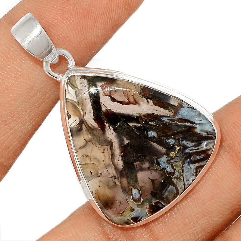 1.7" Tube Agate Pendants - TBAP335